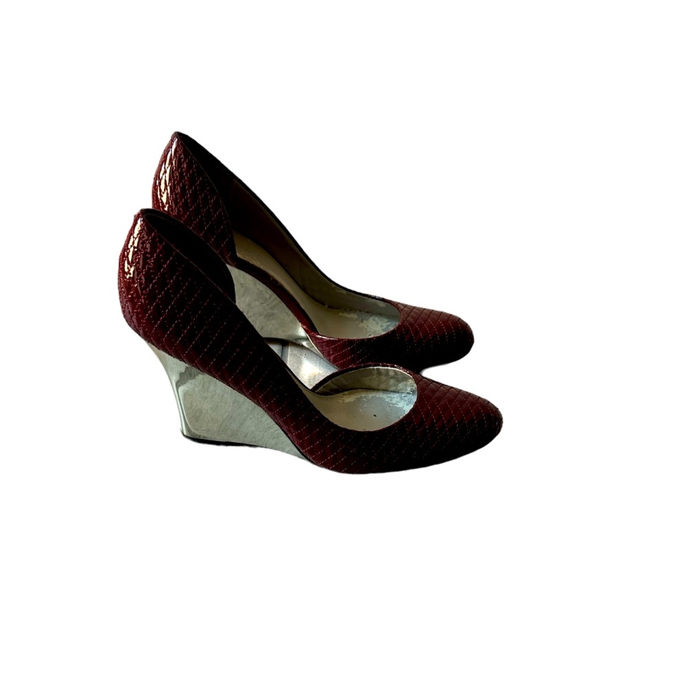 Burgundy/Cherry Red Patent Leather Shores 9